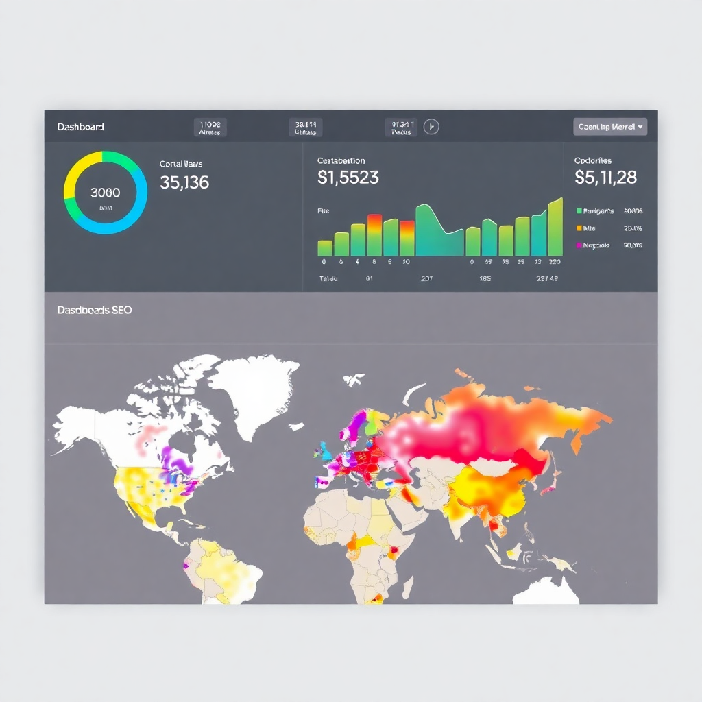 PinVista dashboard interface showing business health score breakdown with dimension analysis and competitive insights, clean UI design